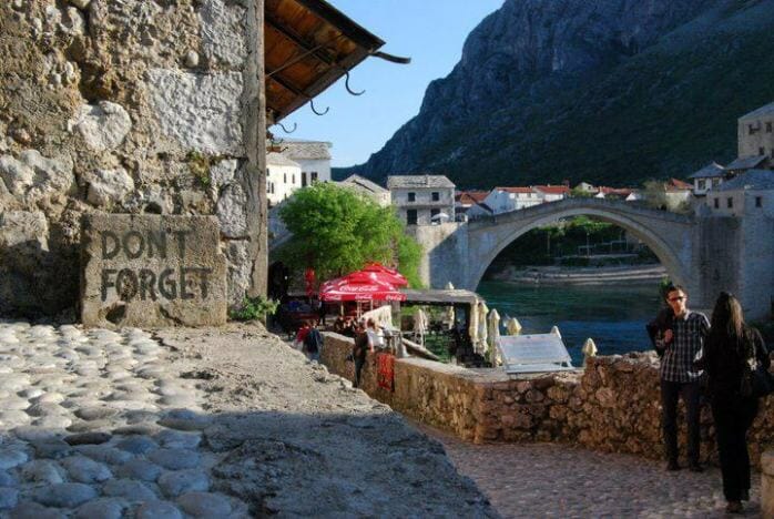 photo, image, bridge, mostar, bosnia herzegovina