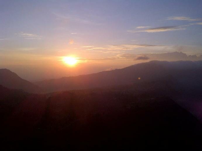 photo, image, sunrise, mountain