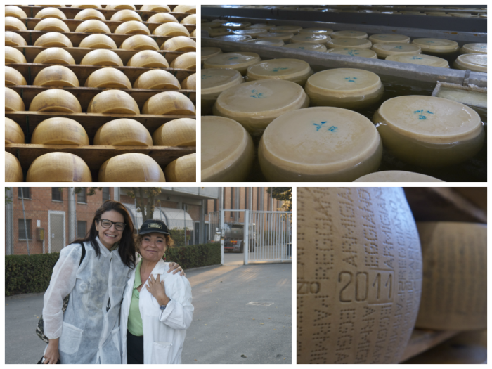 The making of Parmigiano Reggiano .