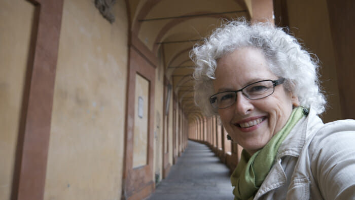 Walking up to San Luca, Bologna. 3.5 km of Portico.