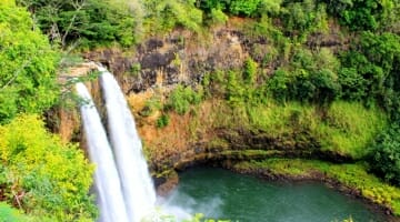 photo, image, wailua falls, kauai