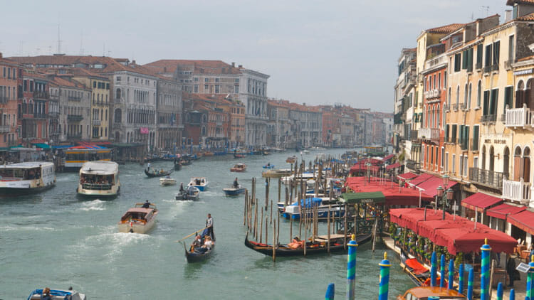Be sure to visit Venice when you solo travel Italy
