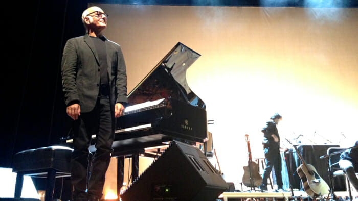 Ludovico Einaudi at NYU’s Skirbal Center. What a man. What a talented and tiny man.