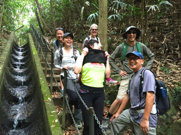 Hiking is a popular outing in Hong Kong. I spent a morning with a hiking group.