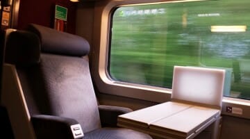 photo, image, train travel, train seat