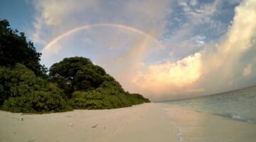 photo, image, rainbow, ukulhas, maldives