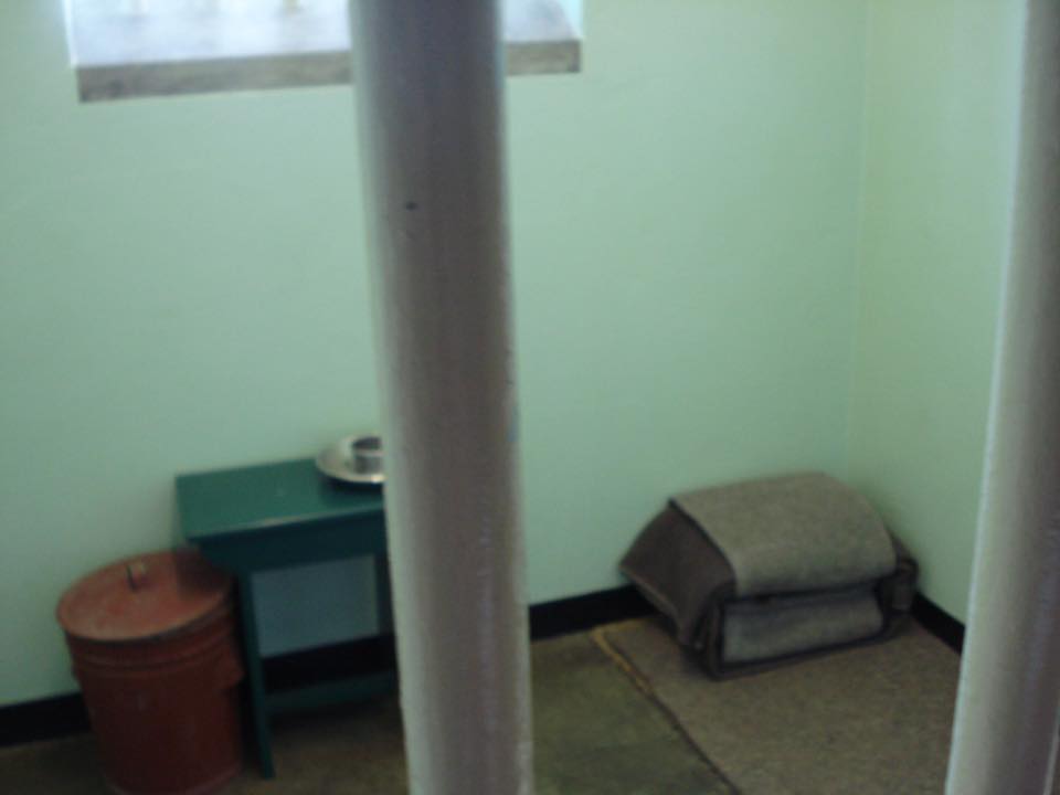 Mandela's cell.