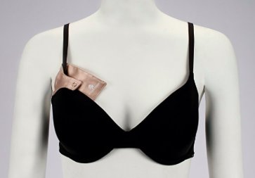 This silk bra stash is a handy way of hiding a bit of extra cash.