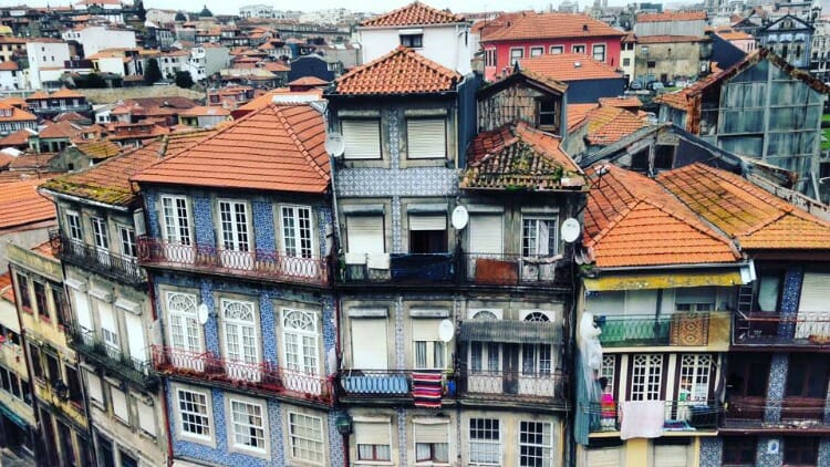 The colorful houses of Porto, make for great photos from a trip to Europe.