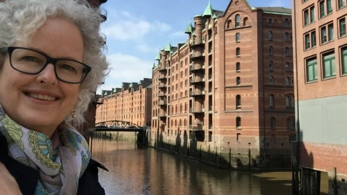 I've traveled exotic places like India, challenging places like Patagonia, iconic cities like New York and London... and yes, I'm an introvert. Here I'm in Hamburg, Germany.