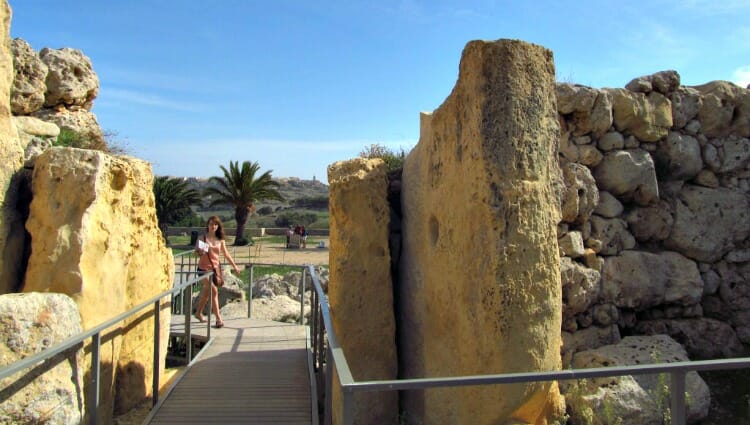 photo, image, megalithic stones, gozo island, malta