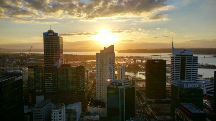 photo, image, sunset, auckland