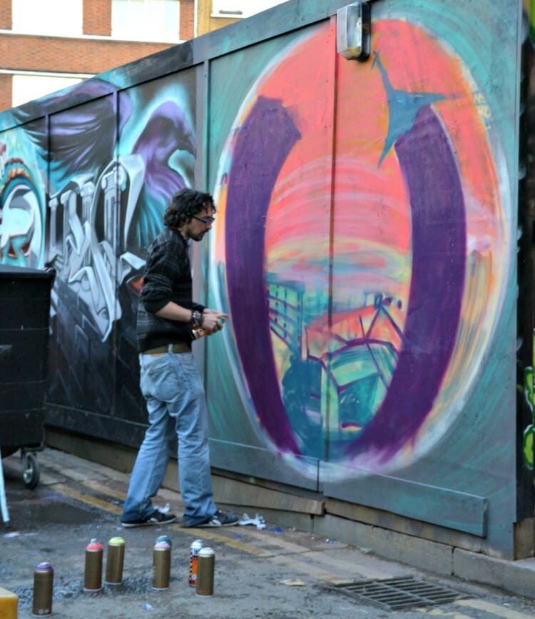 photo, image, graffiti artist, east end london