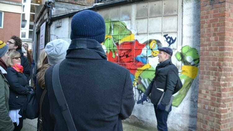 photo, image, graffiti tour guide, east end london