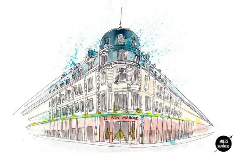 photo, images of paris, le bon marche