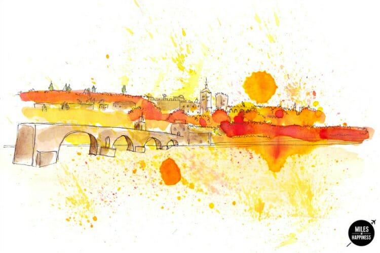 photo, image, Pont Avignon, images of provence