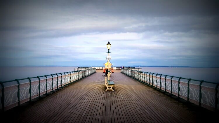 photo, image, pier, penarth, wales