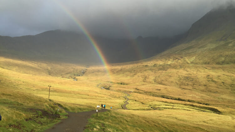 photo, image, walk to fairy pools, isle of skye without a car