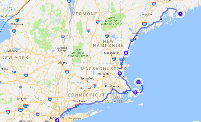 solo road trip new york city to maine