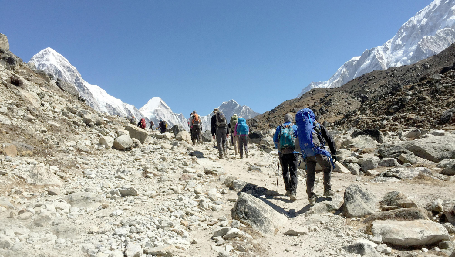 thoughtful travelers leaving only footprints when hiking