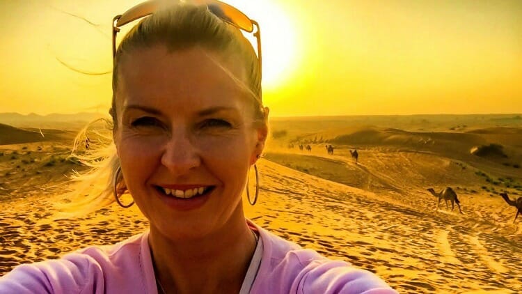 photo, image, dubai desert, great selfie