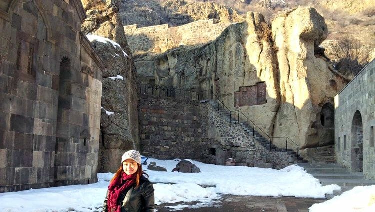 photo, image, geghard monastery, armenia, travel solo to celebrate