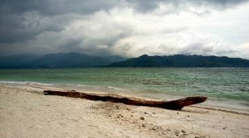photo, image, beach, gili air, indonesia