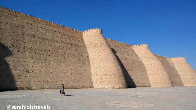 the ark fortress in bukhara is not to be missed if you solo travel in uzbekistan