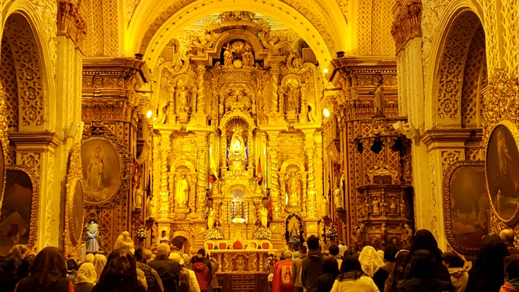 photo, image, church, quito, ecuador