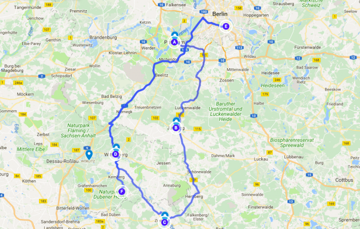 road trip through medieval germany