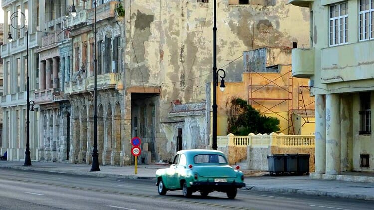 photo, image, car, havana, cuba