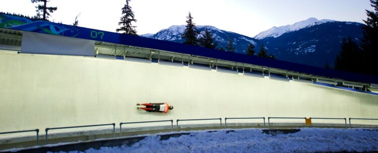 photo, image, whistler sliding centre, adventure travel in western canada
