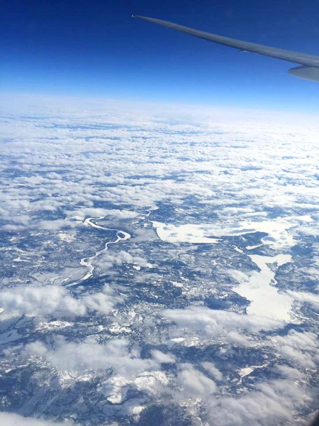 photo, image, view from plane, best solo travel memories