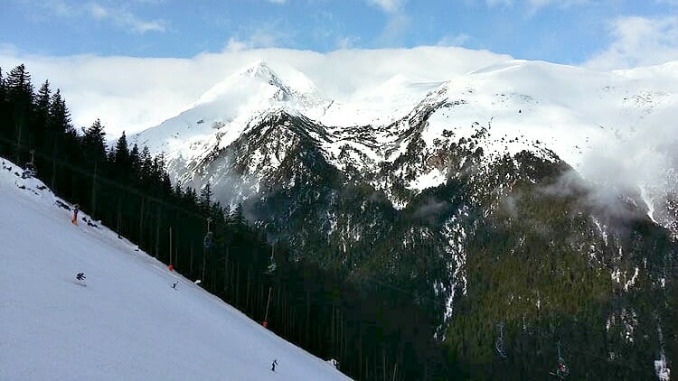 photo, image, black slope, bansko, bulgaria