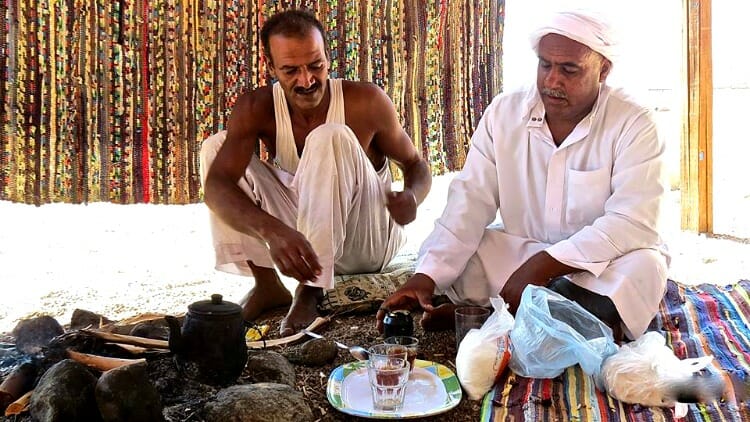 photo, image, bedouins, tea, dahab, egypt