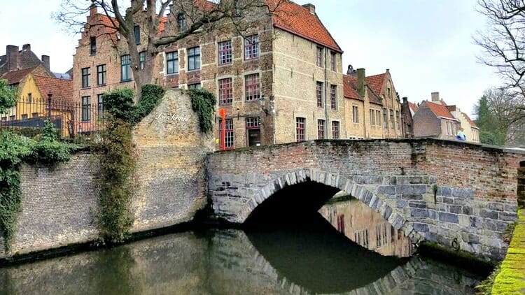 Many Europe travel photos feature bridges, like this one in Bruges.