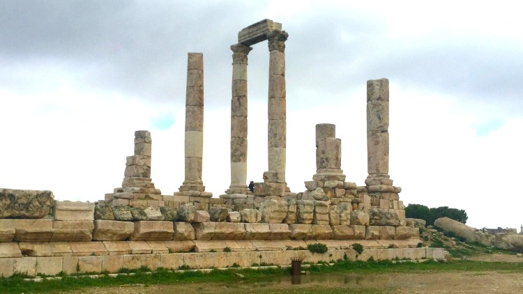photo, image, temple of hercules, amman, jordan
