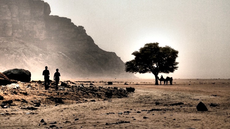 photo, desert, wadi rum, jordan