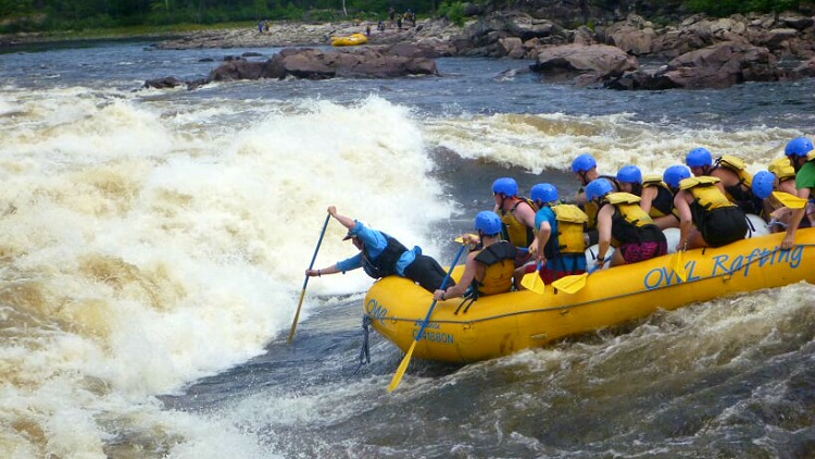 photo, image, whitewater rafting on the ottawa river