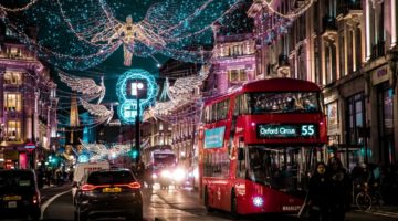 photo, image, oxford street, london, solo travel destinations for christmas