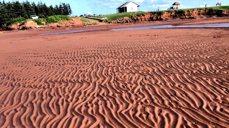 photo, image, red sand, pei, canadian maritimes road trip