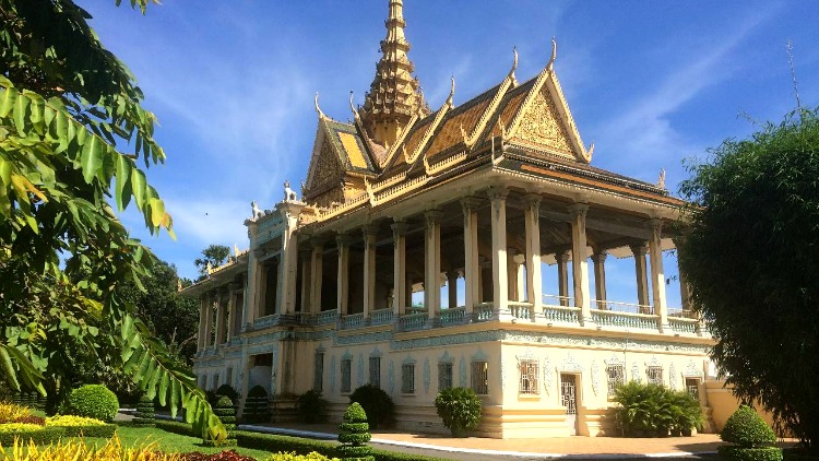 photo, image, royal palace, phnpm penh, cambodia