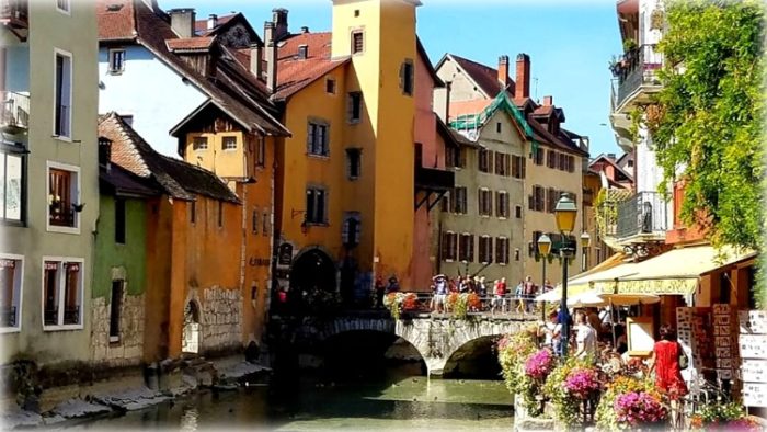 photo, image, houses, annecy, france