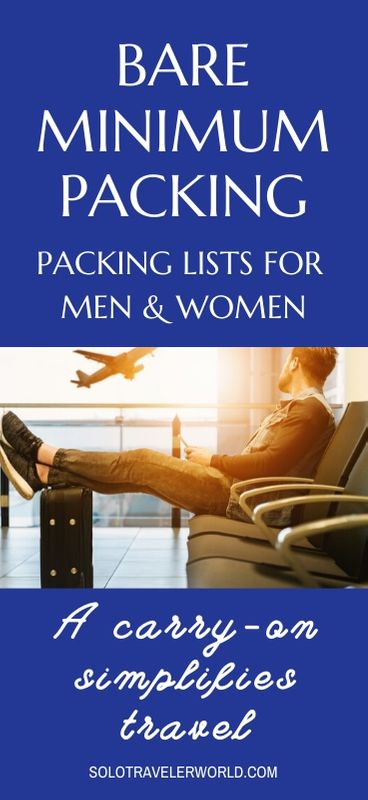 Travel light. One bag travel simplifies travel. Here’s your packing list. From organizing your clothes to technology, gear and medication. This is what you need to know. #travel #packing