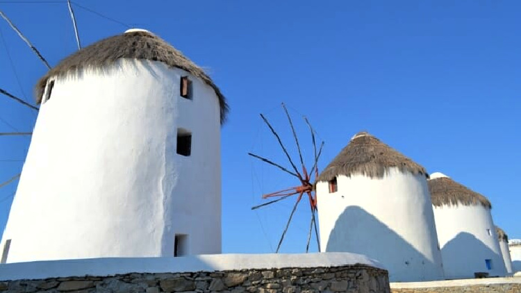 windmills, mykonos