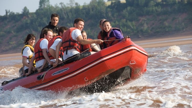 tidal bore, soft adventure in nova scotia