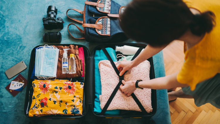 Your travel gear has to fit in your luggage, so keep it simple.