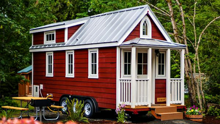 Tiny houses equal cool accommodation wherever you travel on your spring break vacation.