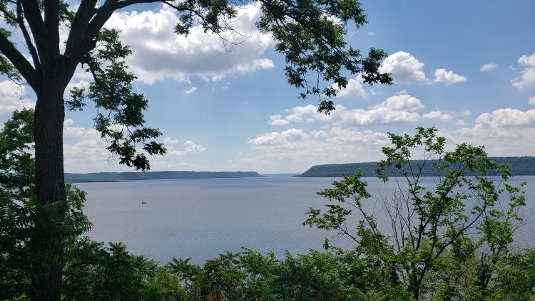 Lake Pepin was a Wisconsin highlight on our road trip.