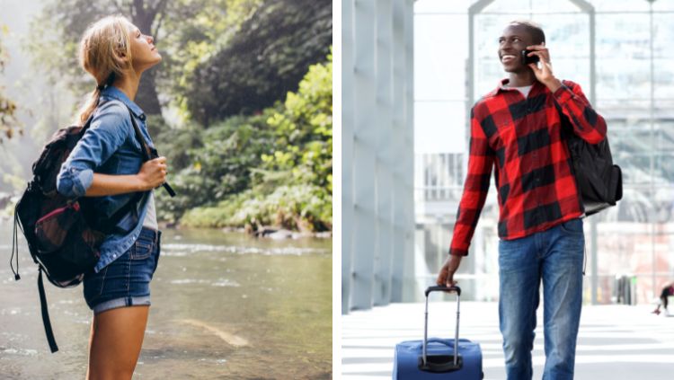 two people, two travel styles, separate vacations